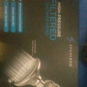 SparkPod High-Pressure Filtered Shower Head